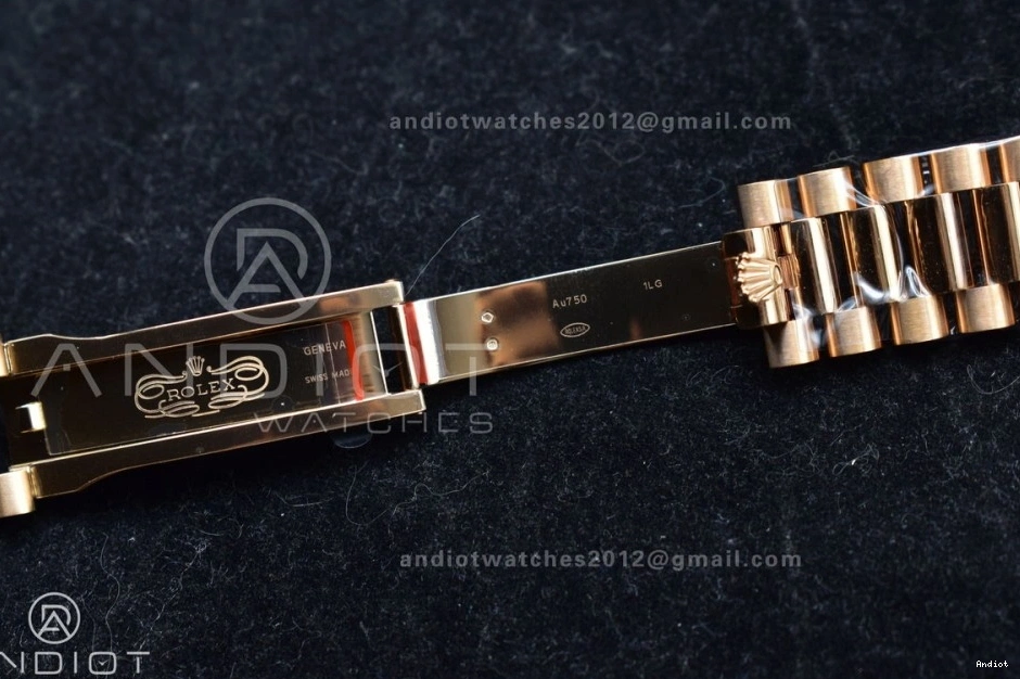 Date Edition Dial Roman Best THBF Day VR3255 President Green 228235 on 40 (Gain 1:1 RG Weight) Bracelet 0117